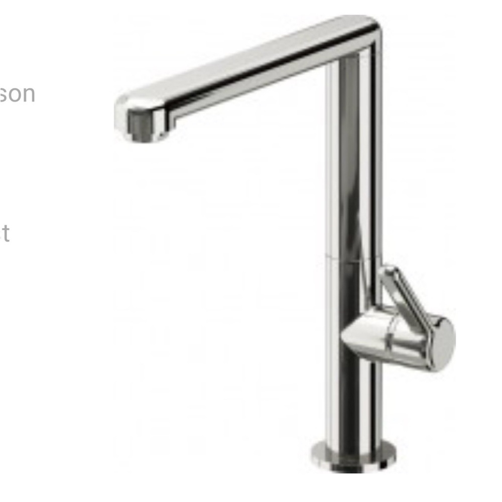 LOVSKAR bath faucet / STR Chrome silver plated sink moderen contemporary silver